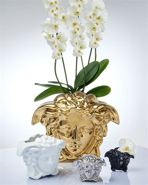 versace vase medusa gold|Versace Medusa grande.